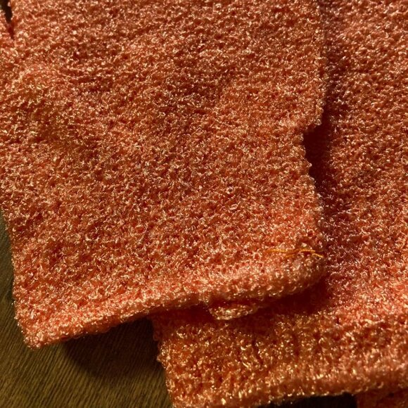NEW Nylon exfoliating bath gloves, shower gloves - Picture 2 of 4